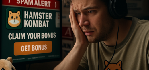 A concerned gamer looking at a computer screen filled with fake bonus ads, symbolizing